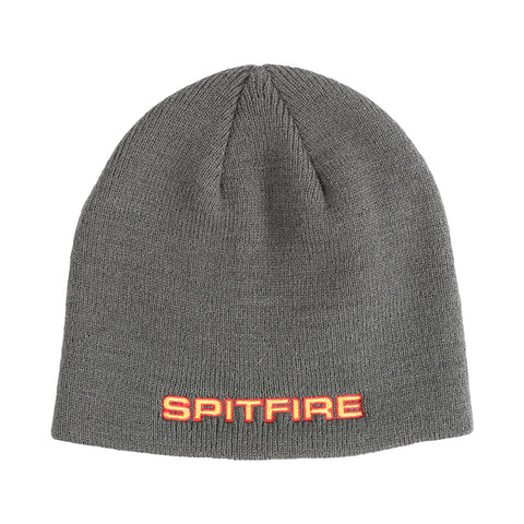 SPITFIRE CLASSIC '87 SKULLY BEANIE CHARCOAL / GOLD / RED