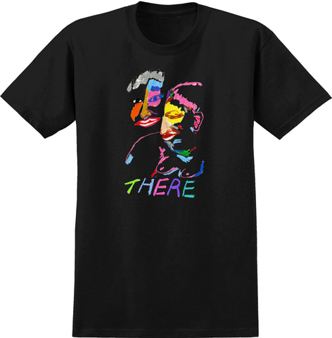 THERE S/S TEE FACES BLACK