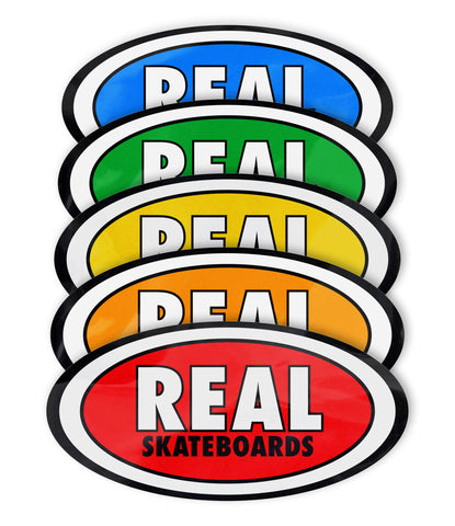 REAL STAPLE OVAL STICKER