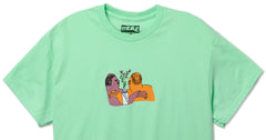 THERE FLOWERS TEE MINT GREEN